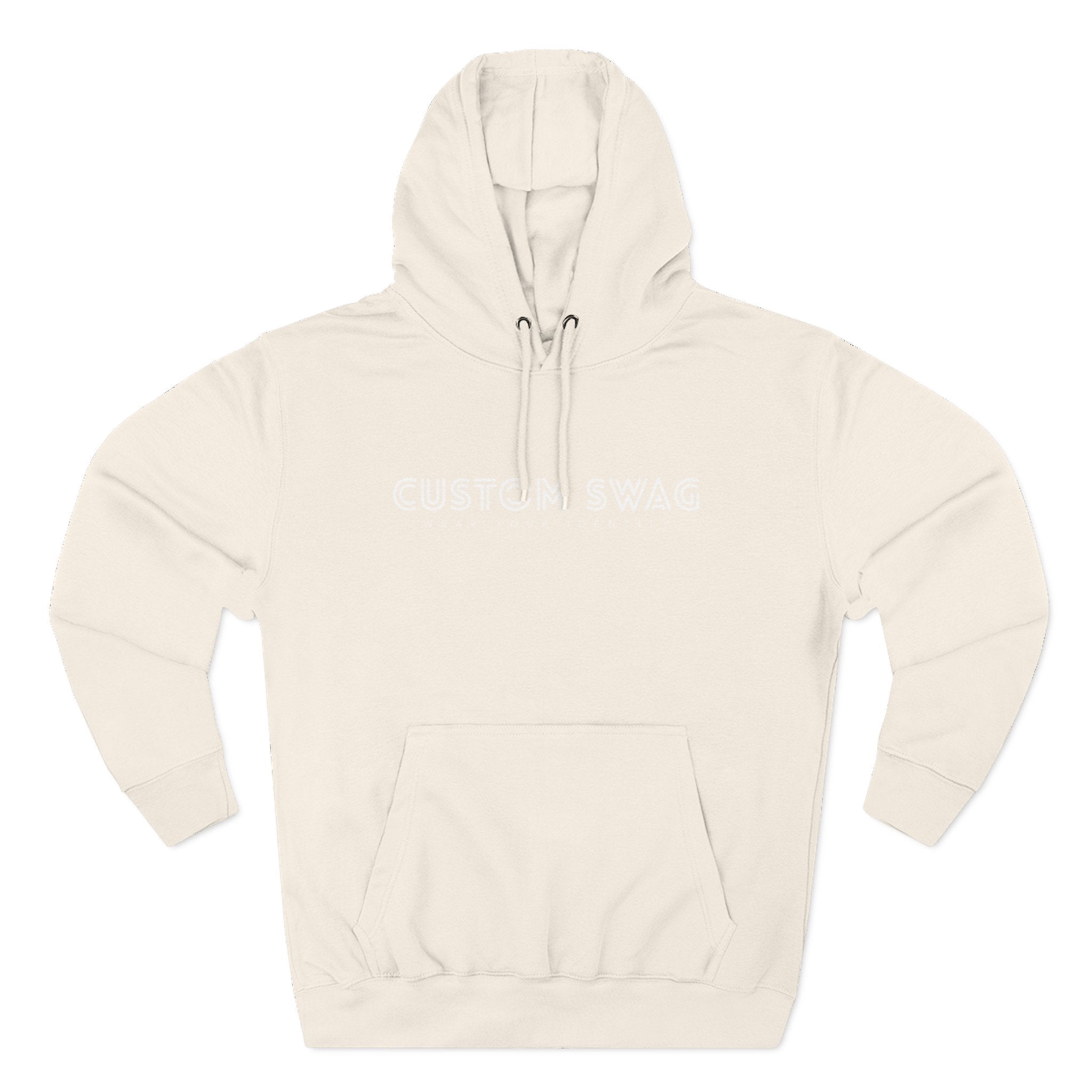 Three-Panel Fleece Hoodie — Cozy Layered Pullover