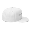 Embroidered Flat Bill Cap — Custom SWAG Minimal Logo Snapback