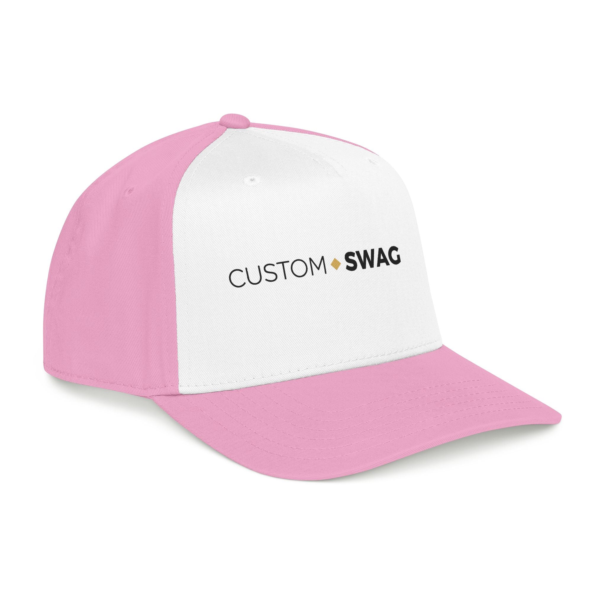 Custom Swag Mid-Profile Baseball Cap — 