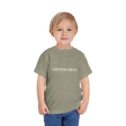 Toddler Tee — "Custom Swag" Minimalist Kids Shirt