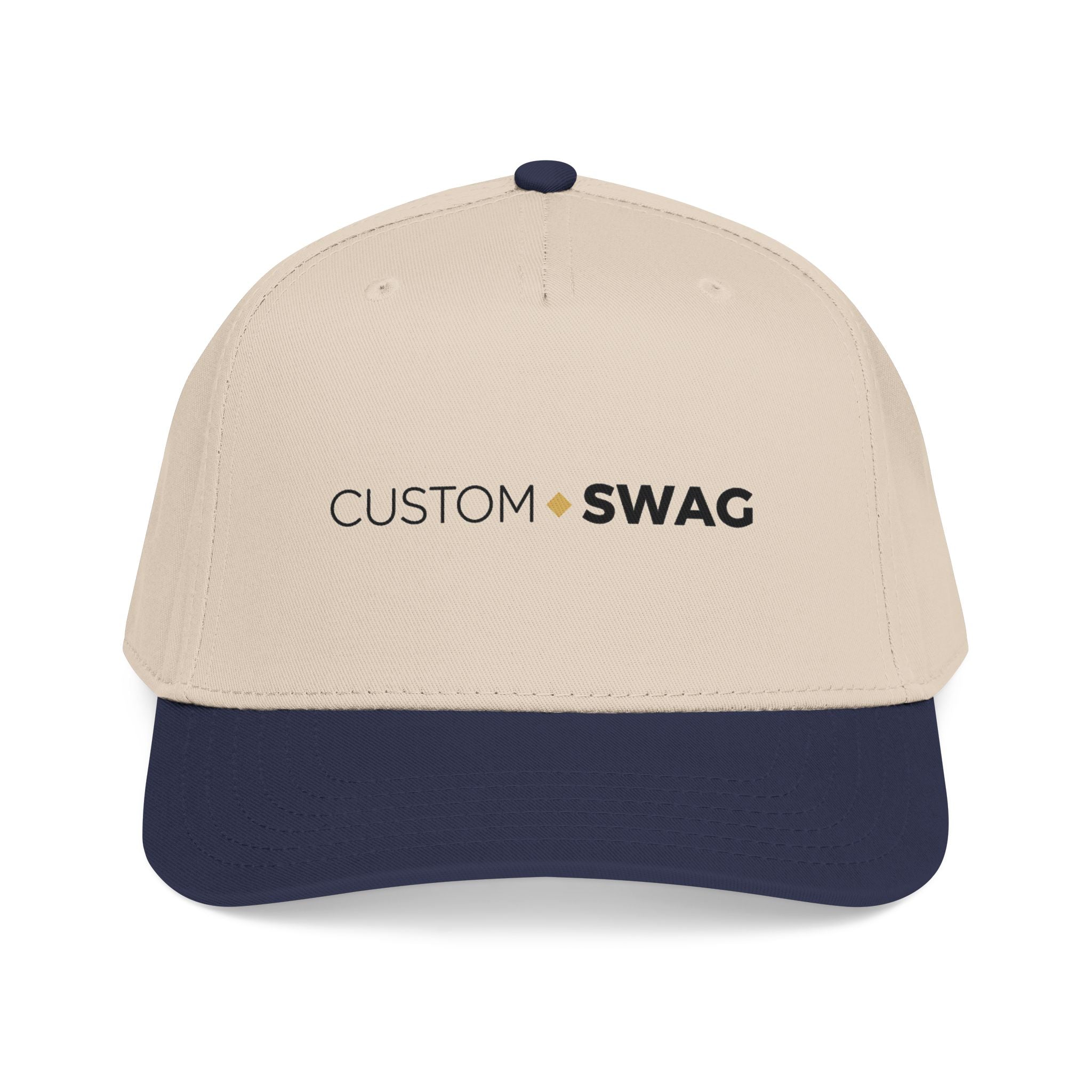 Custom Swag Mid-Profile Baseball Cap — 