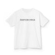 Kids Tee — 'Custom Swag' Minimalist Graphic Shirt