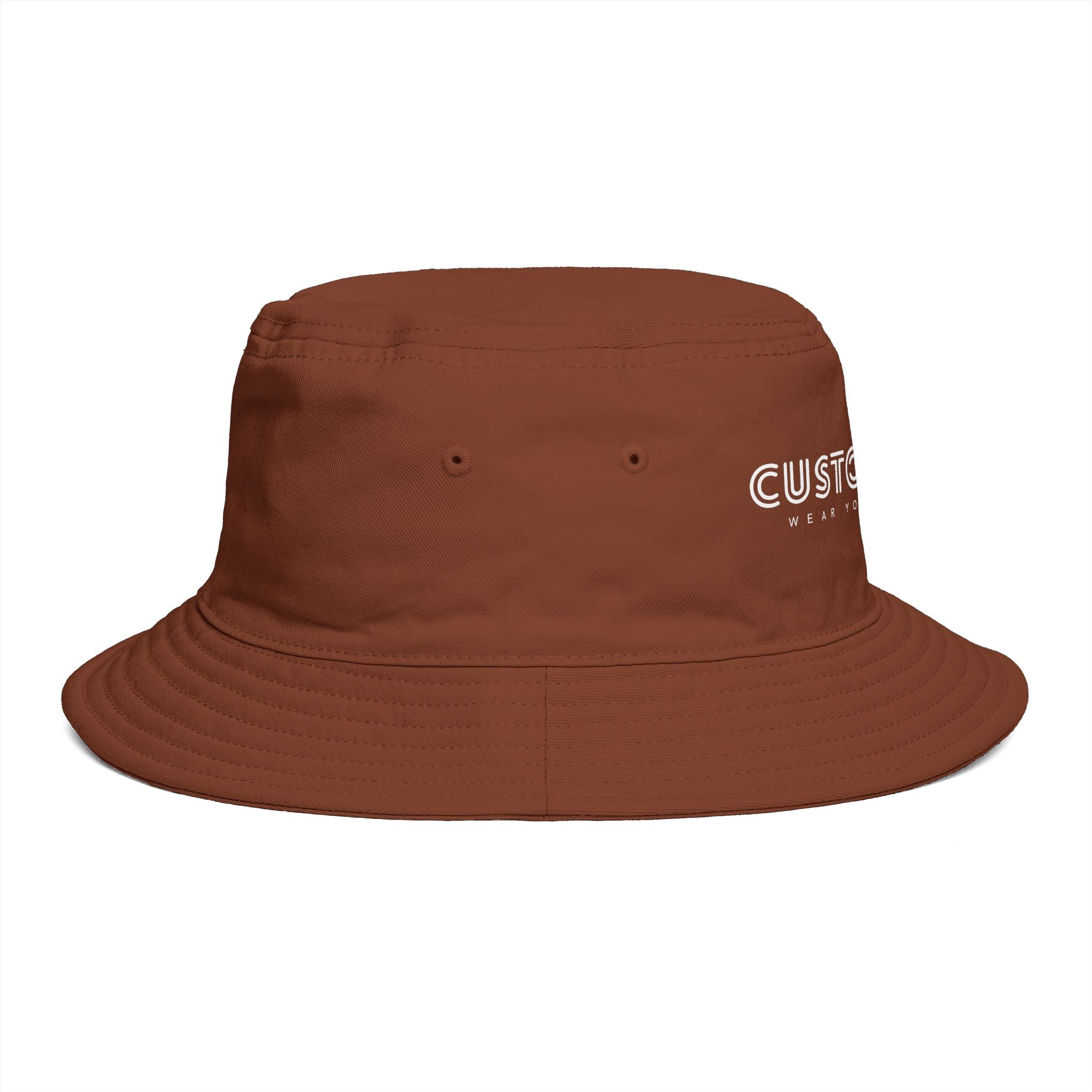 Custom Swag Brown Bucket Hat — 