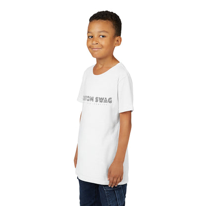 Youth Tee "Custom Swag" Minimalist Logo Kids T‑Shirt