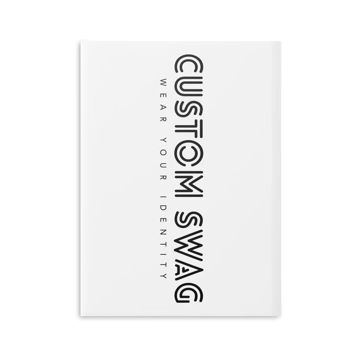 Custom Swag Hardcover Notebook — 