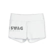 Custom Logo Yoga Shorts — Women's High-Waist Polyester Activewear