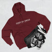 Three-Panel Fleece Hoodie — Cozy Layered Pullover