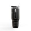 40oz Insulated Travel Mug — Customizable Double-Wall Tumbler with Straw & Handle