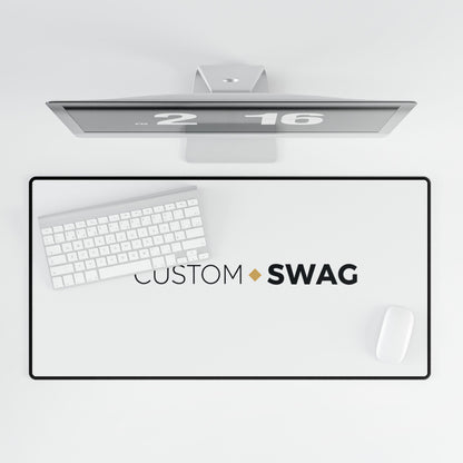 Custom Swag Desk Mat — "Wear Your Identity" Extended Mouse Pad