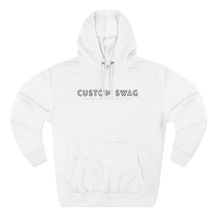 Minimal 'CUSTOM SWAG' Fleece Hoodie