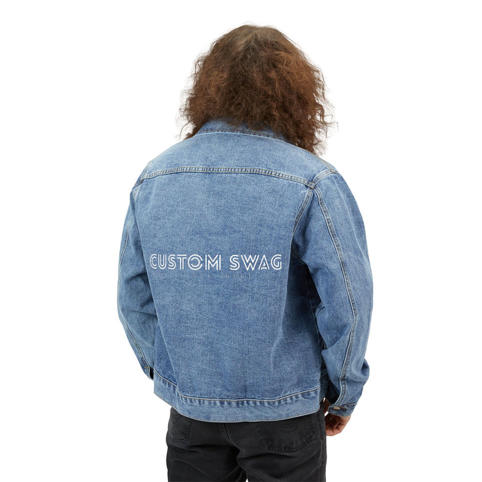 Denim Jacket — Minimal Embroidered Back 