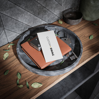 Business Cards — Minimal Black & White Vertical Custom Swag Cards