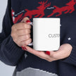 Custom Logo Ceramic Mug (11oz, 15oz) – Personalized Branding Coffee Cup