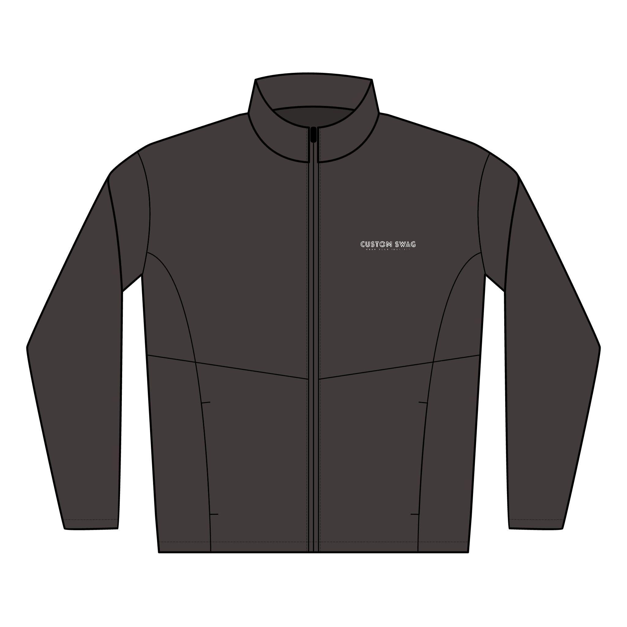 Men’s Soft Shell Jacket – Personalized Embroidered Logo | Custom Swag™