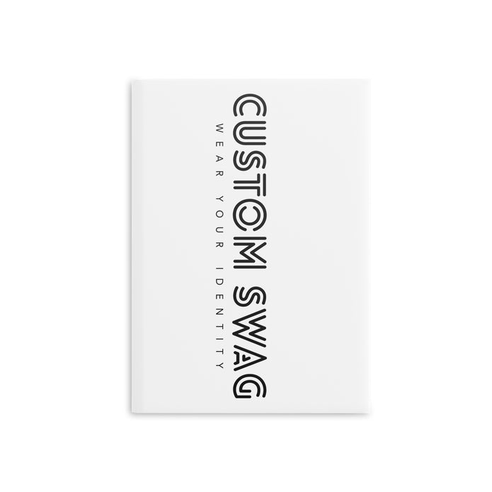 Custom Swag Hardcover Notebook — 