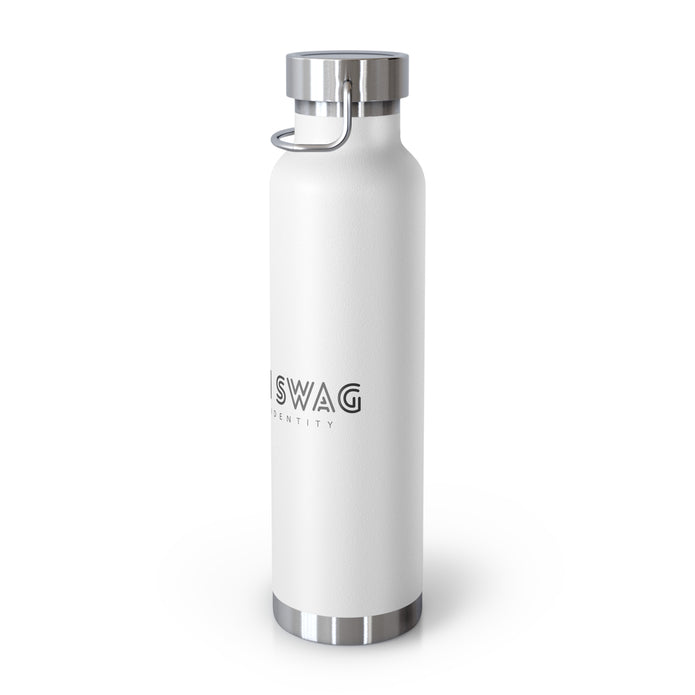 22oz Copper Vacuum Insulated Bottle — Custom Stainless Travel Water Bottle