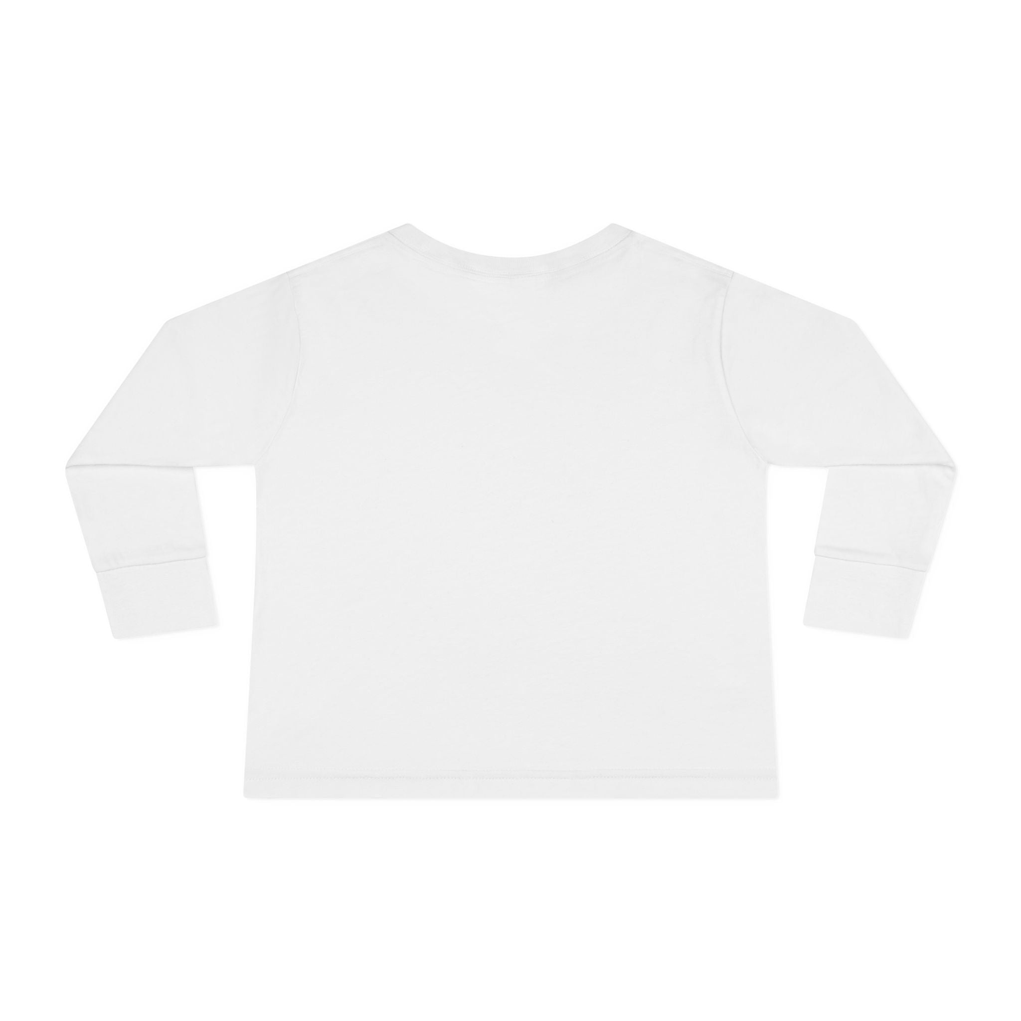 Custom Swag Toddler Long Sleeve Tee — Minimal Embroidered Logo Kids Shirt