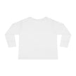 Custom Swag Toddler Long Sleeve Tee — Minimal Embroidered Logo Kids Shirt