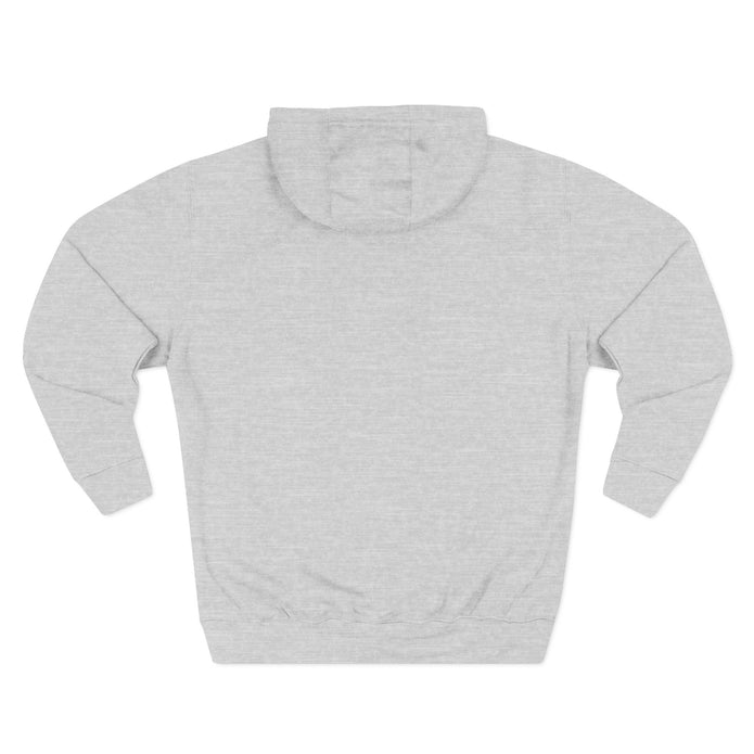 Three-Panel Fleece Hoodie — Cozy Layered Pullover