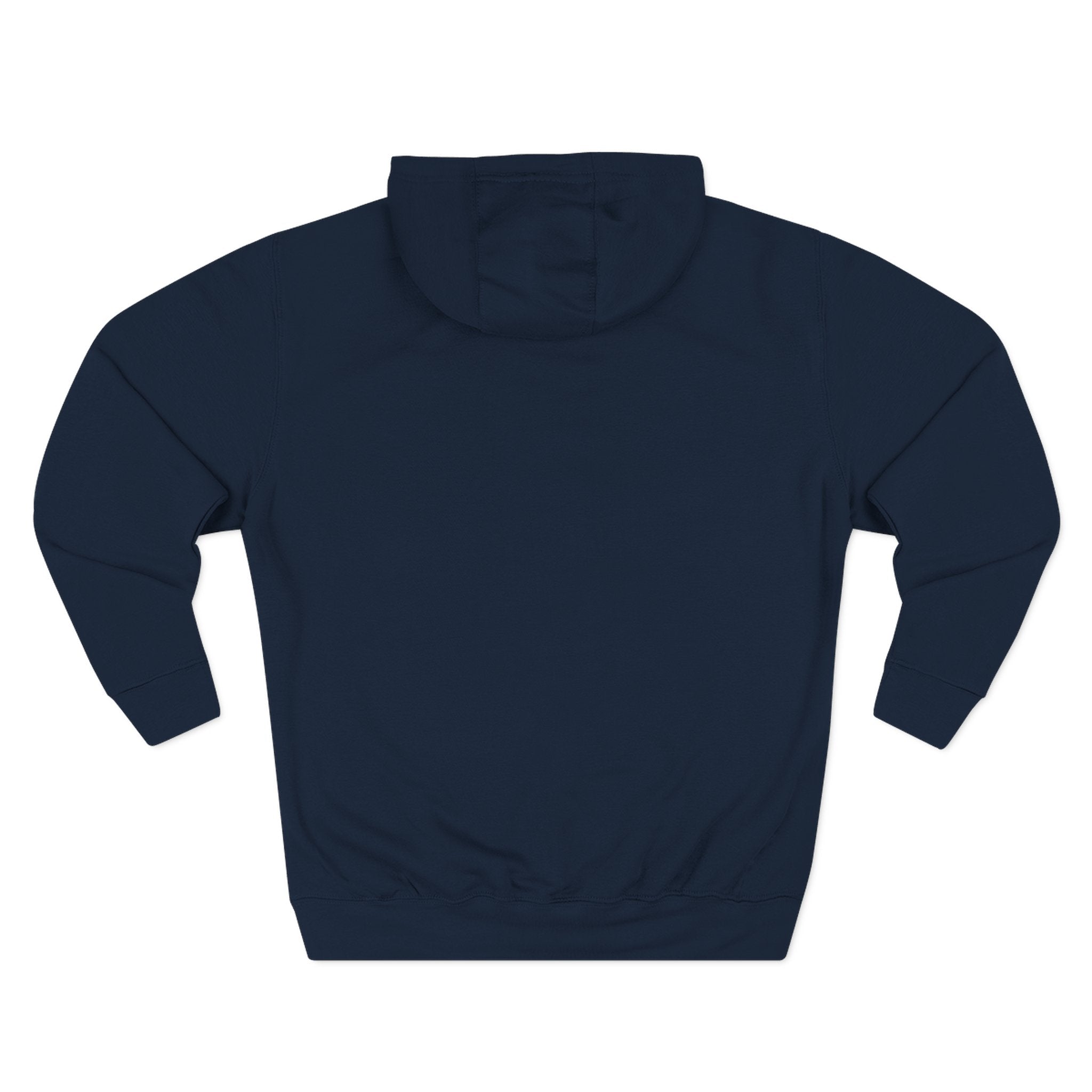 Three-Panel Fleece Hoodie — Cozy Layered Pullover