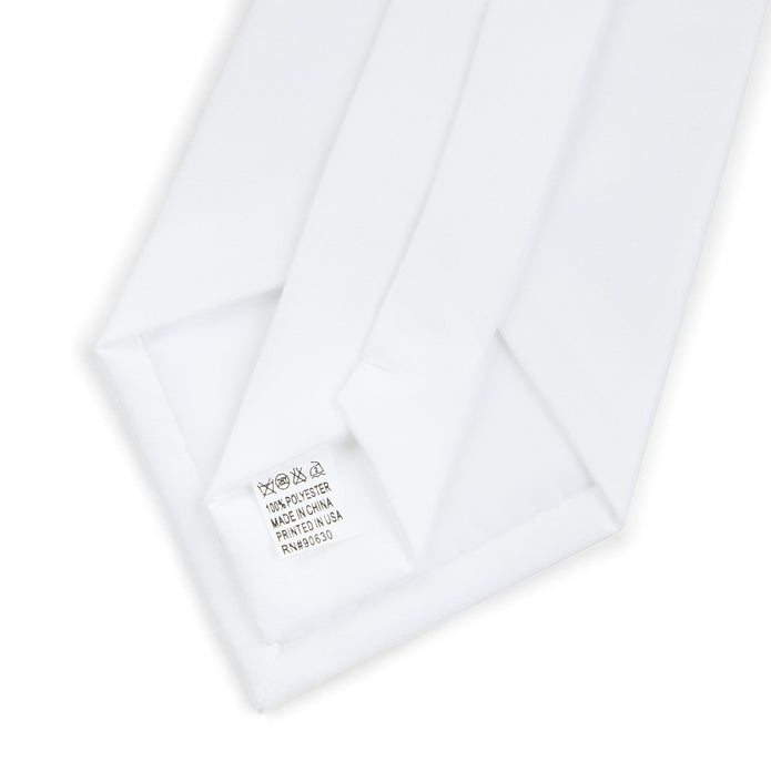 Custom Swag Black Necktie — Personalized Text Tie for Events & Groomsmen