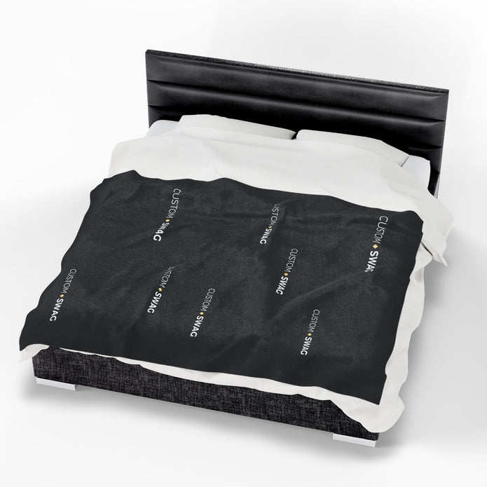 Velveteen Plush Blanket — Soft Luxe Throw for Cozy Home, Bed & Travel