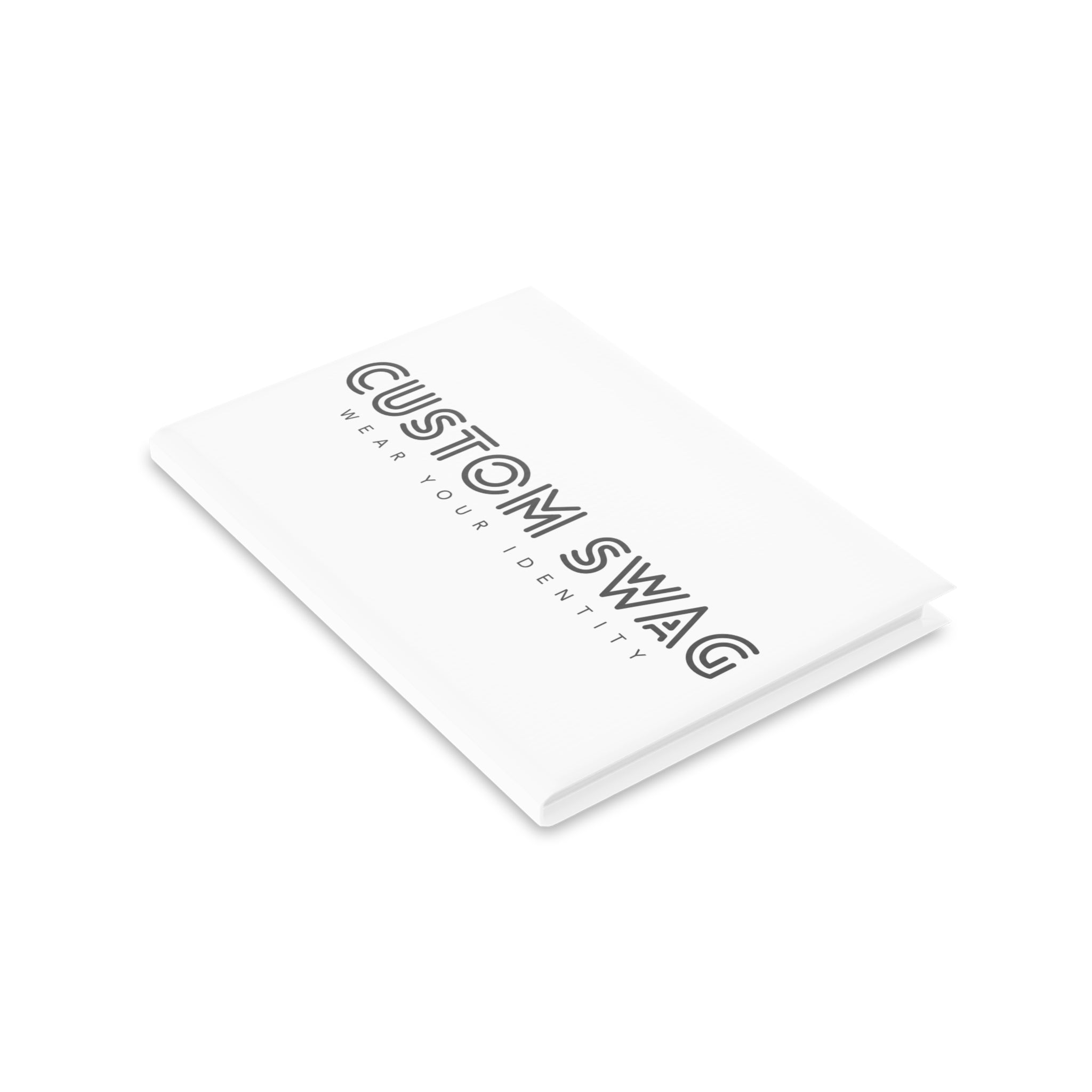 Custom Swag Hardcover Notebook — 