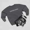 Custom Swag Crewneck Sweatshirt — Minimal Text Graphic Pullover