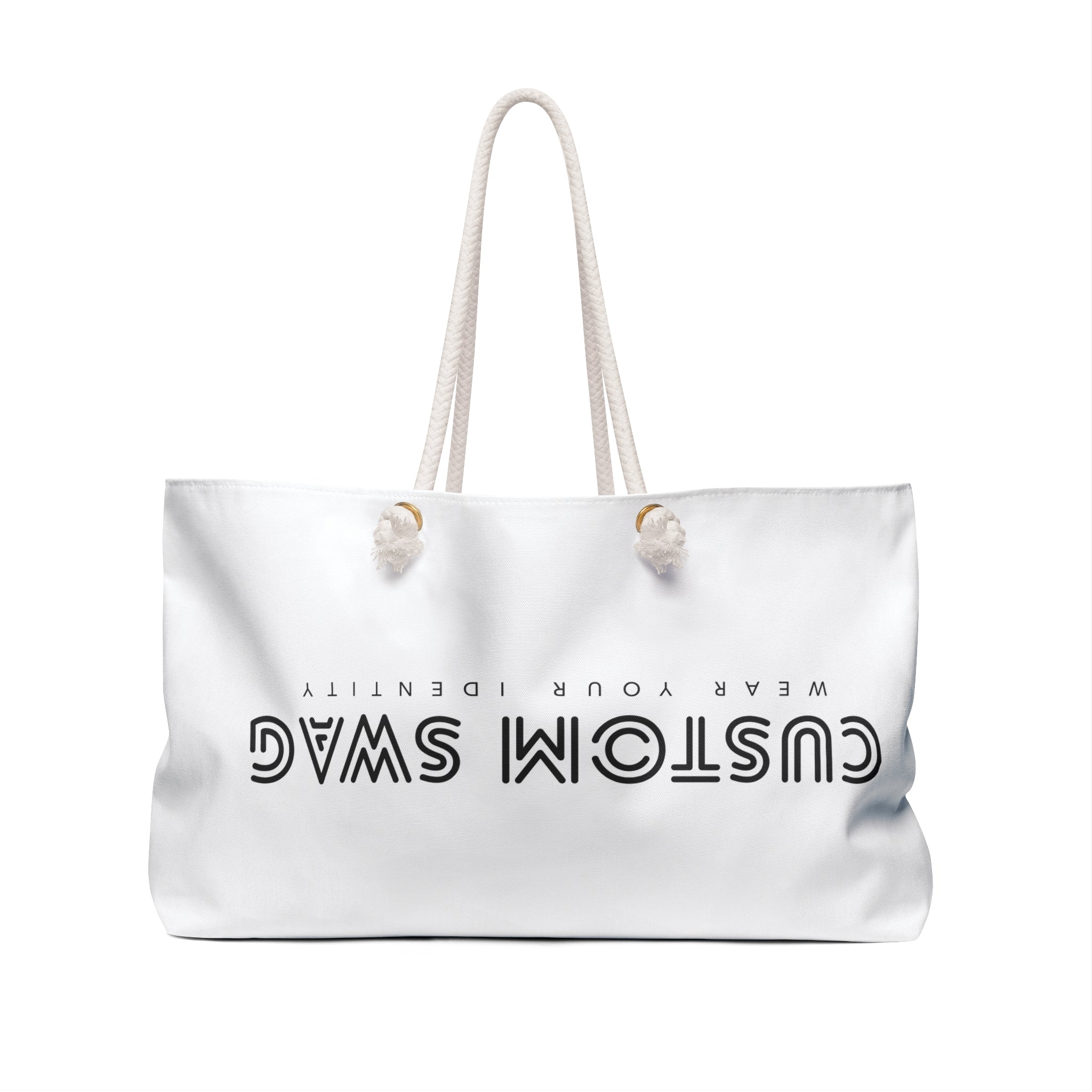 Classic Canvas Weekender Bag — Spacious Rope-Handle Travel Tote