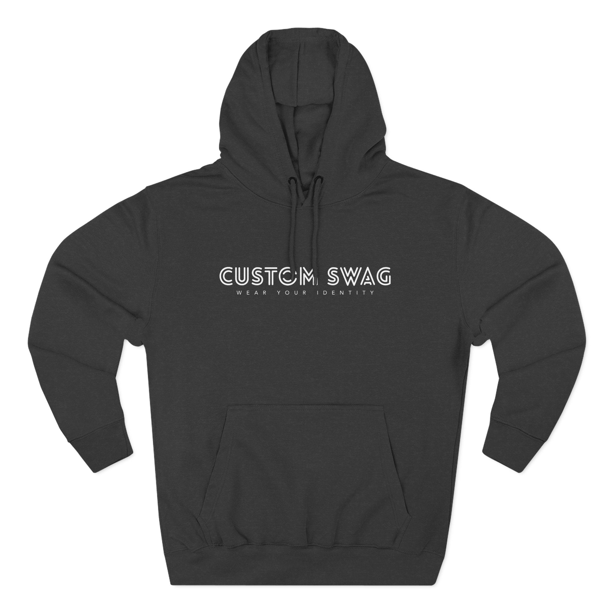 Three-Panel Fleece Hoodie — Cozy Layered Pullover