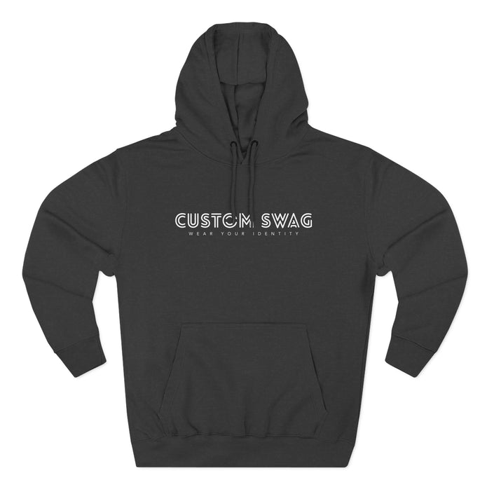 Three-Panel Fleece Hoodie — Cozy Layered Pullover