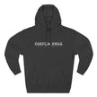 Three-Panel Fleece Hoodie — Cozy Layered Pullover