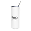 Custom 20oz Stainless Steel Tumbler — Slim Insulated Travel Cup (Personalize Text)