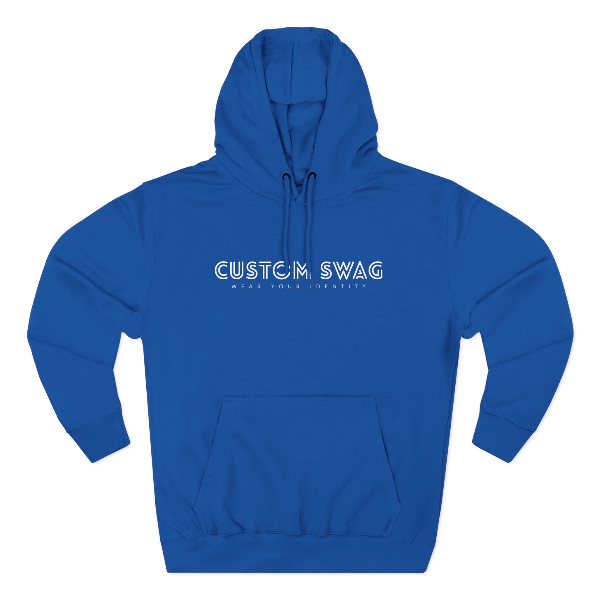 Three-Panel Fleece Hoodie — Cozy Layered Pullover