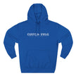 Three-Panel Fleece Hoodie — Cozy Layered Pullover
