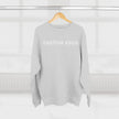 Custom Swag Crewneck Sweatshirt — Minimal Text Graphic Pullover
