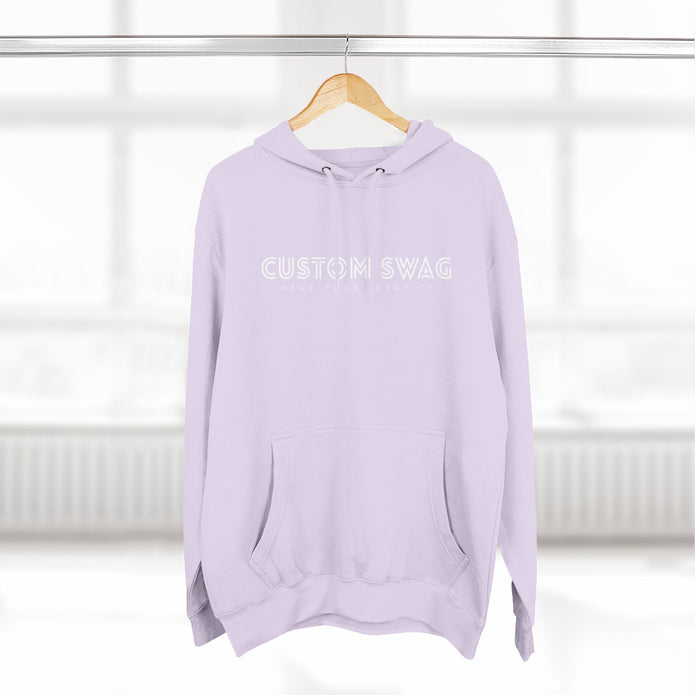 Three-Panel Fleece Hoodie — Cozy Layered Pullover