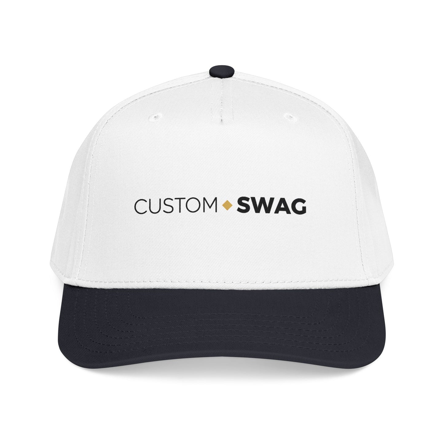 Custom Swag Mid-Profile Baseball Cap — "Wear Your Identity" Embroidered Hat