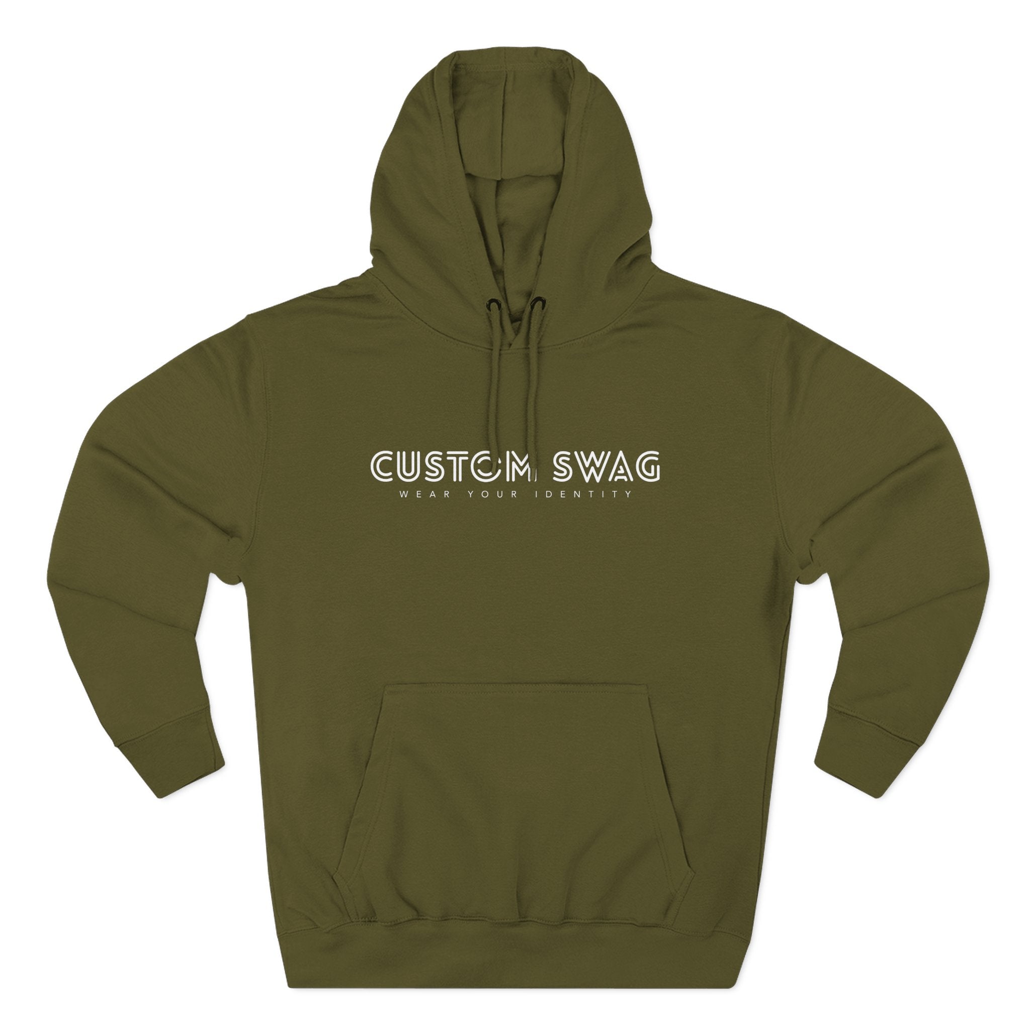 Three-Panel Fleece Hoodie — Cozy Layered Pullover