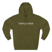 Three-Panel Fleece Hoodie — Cozy Layered Pullover