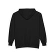 Custom Swag Full-Zip Hoodie — Black Zip-Up Sweatshirt with 'Custom Swag' Chest Logo